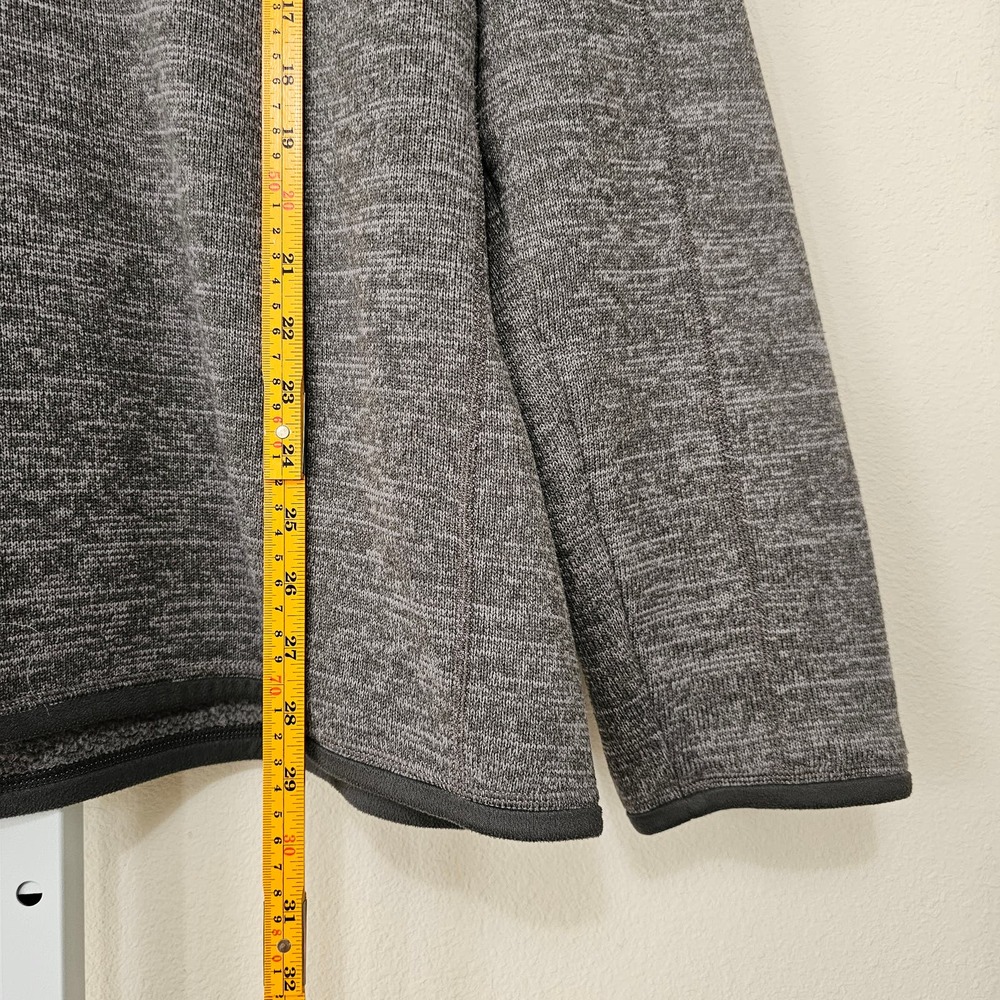 PATAGONIA Gray Worn Wear Men's Better 1/4 Zip Pullover Knit Fleece Sweater Sz L - Picture 15 of 15